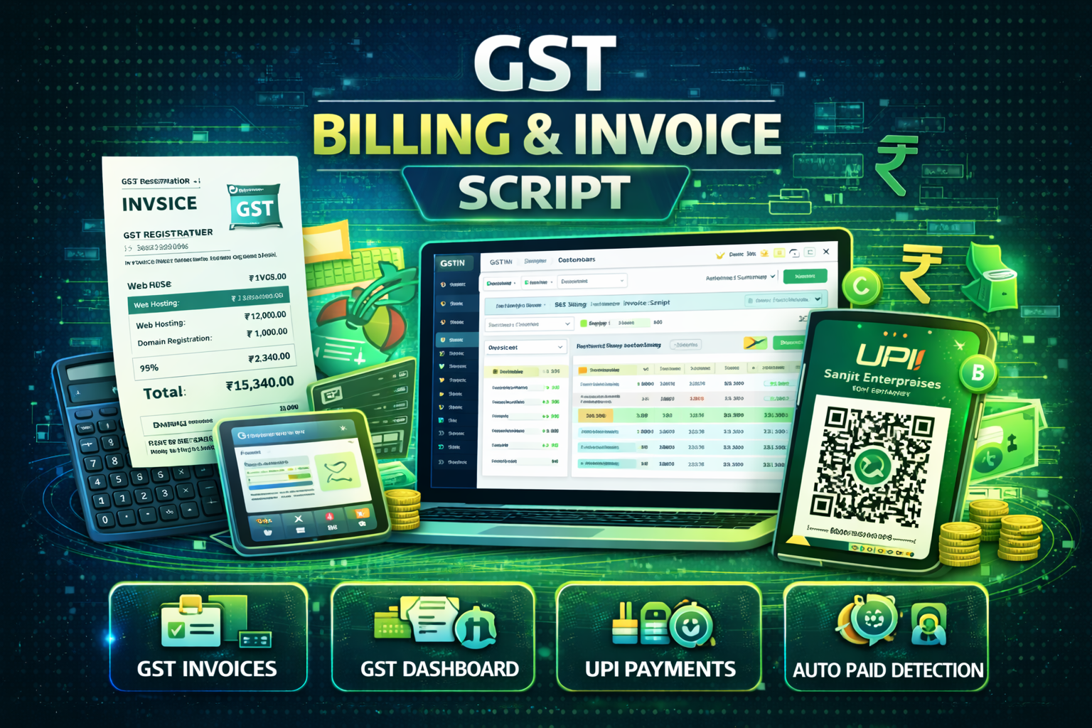 GST Billing & Invoice Script
